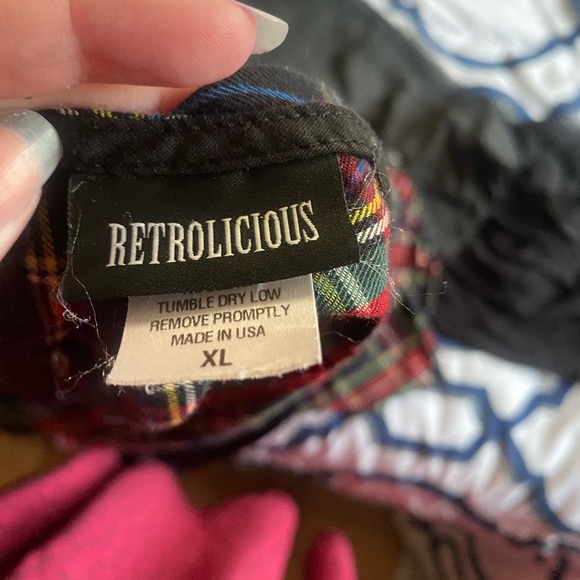 Retrolicious Plaid Dress XL - Picture 5 of 5